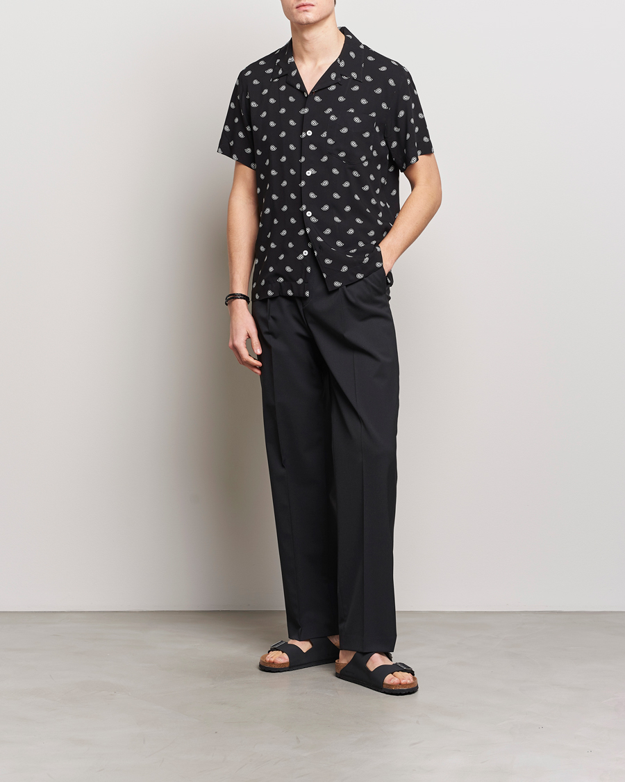 Homme | Chemises | A.P.C. | Lloyd Printed Paisley Resort Shirt Black