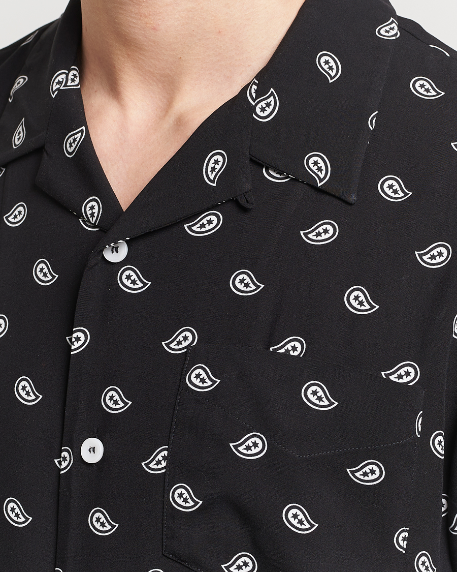 Homme | Chemises | A.P.C. | Lloyd Printed Paisley Resort Shirt Black