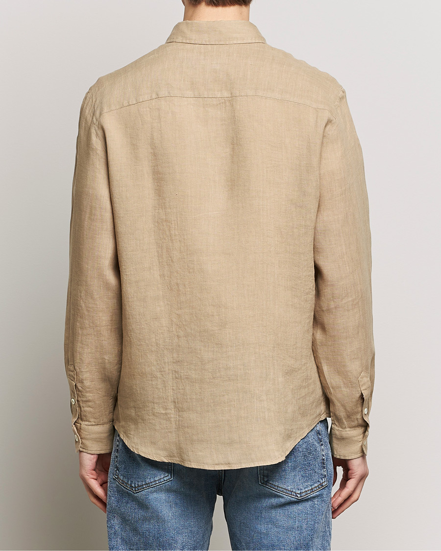 Homme | Chemises | A.P.C. | Cassel Linen Shirt Beige