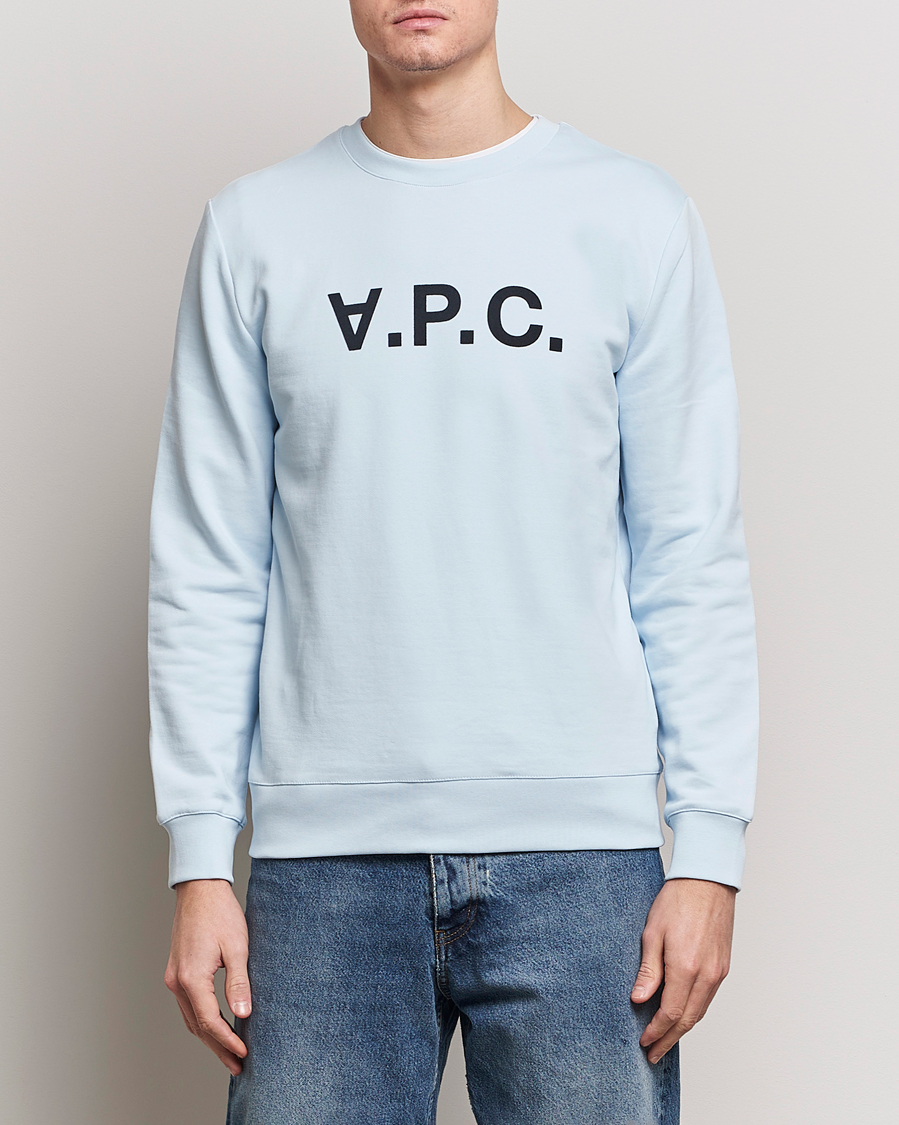 Homme | Soldes -20% | A.P.C. | VPC Sweatshirt Light Blue