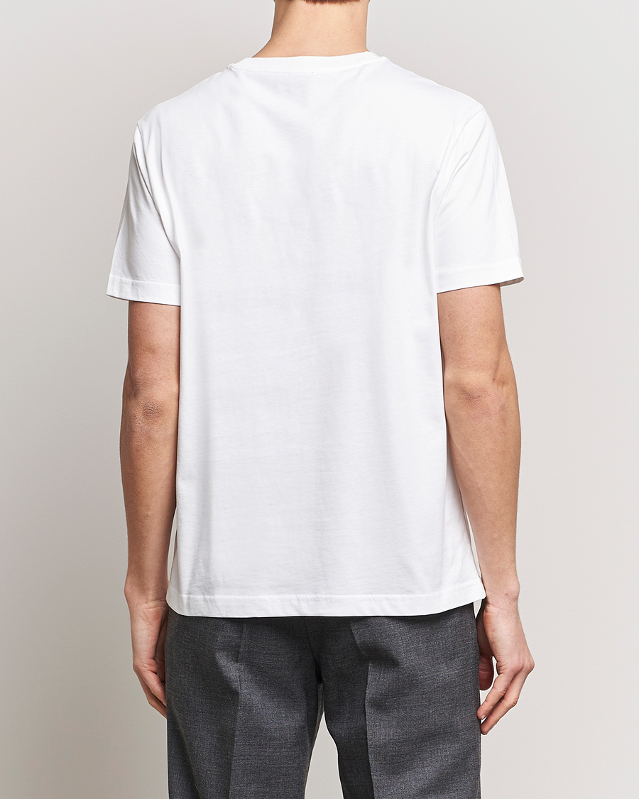Homme | T-shirts | A.P.C. | Paisley Logo Crew Neck T-Shirt White