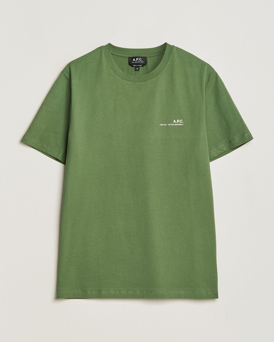 Homme | T-shirts | A.P.C. | Item T-shirt Gray Green