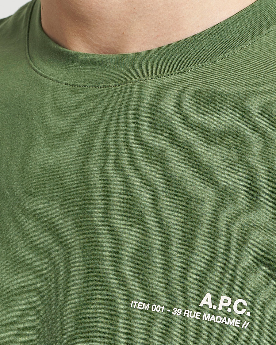 Homme | T-shirts | A.P.C. | Item T-shirt Gray Green
