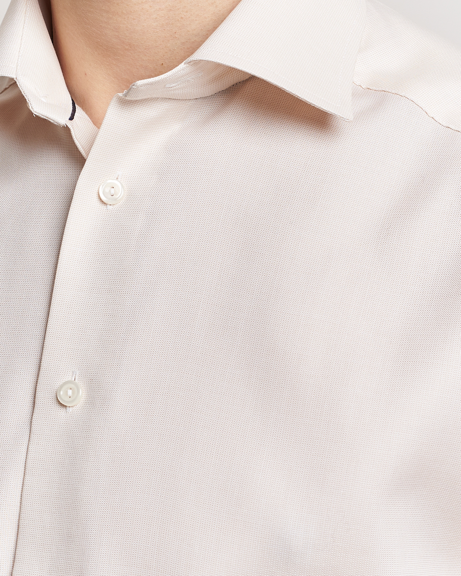 Homme | Chemises | Eton | Slim Fit Twill Shirt Light Yellow