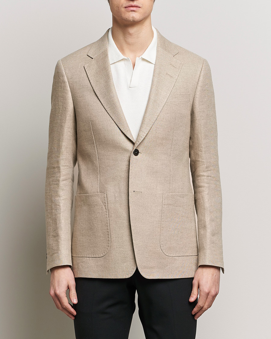 Homme | Blazers | Tiger of Sweden | Justin Linen Blazer Feather