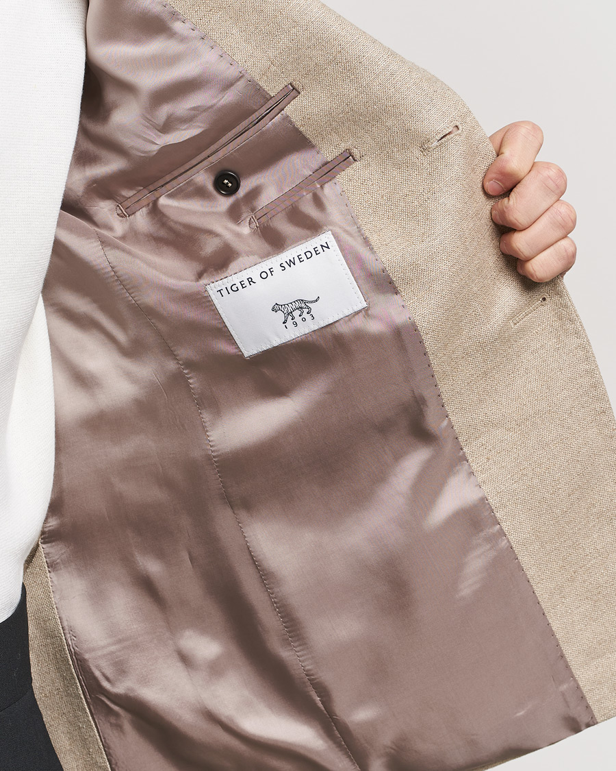 Homme | Blazers | Tiger of Sweden | Justin Linen Blazer Feather