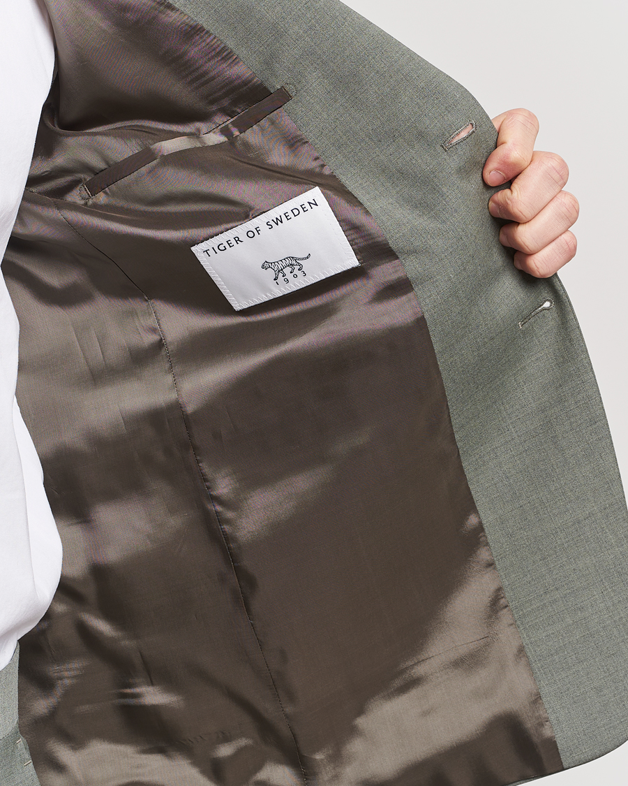 Homme | Blazers | Tiger of Sweden | Justin Wool Travel Suit Blazer Shadow