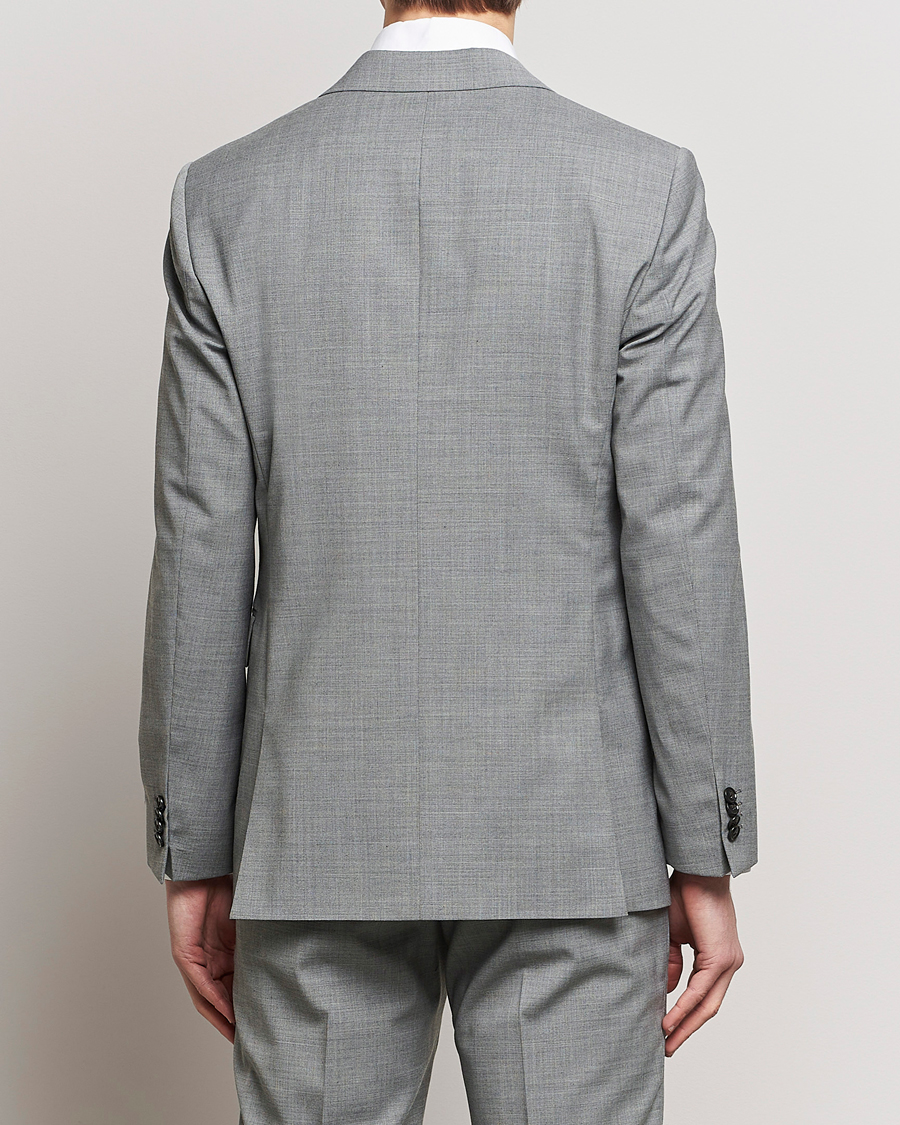 Homme | Blazers | Tiger of Sweden | Justin Wool Travel Suit Blazer Grey Melange