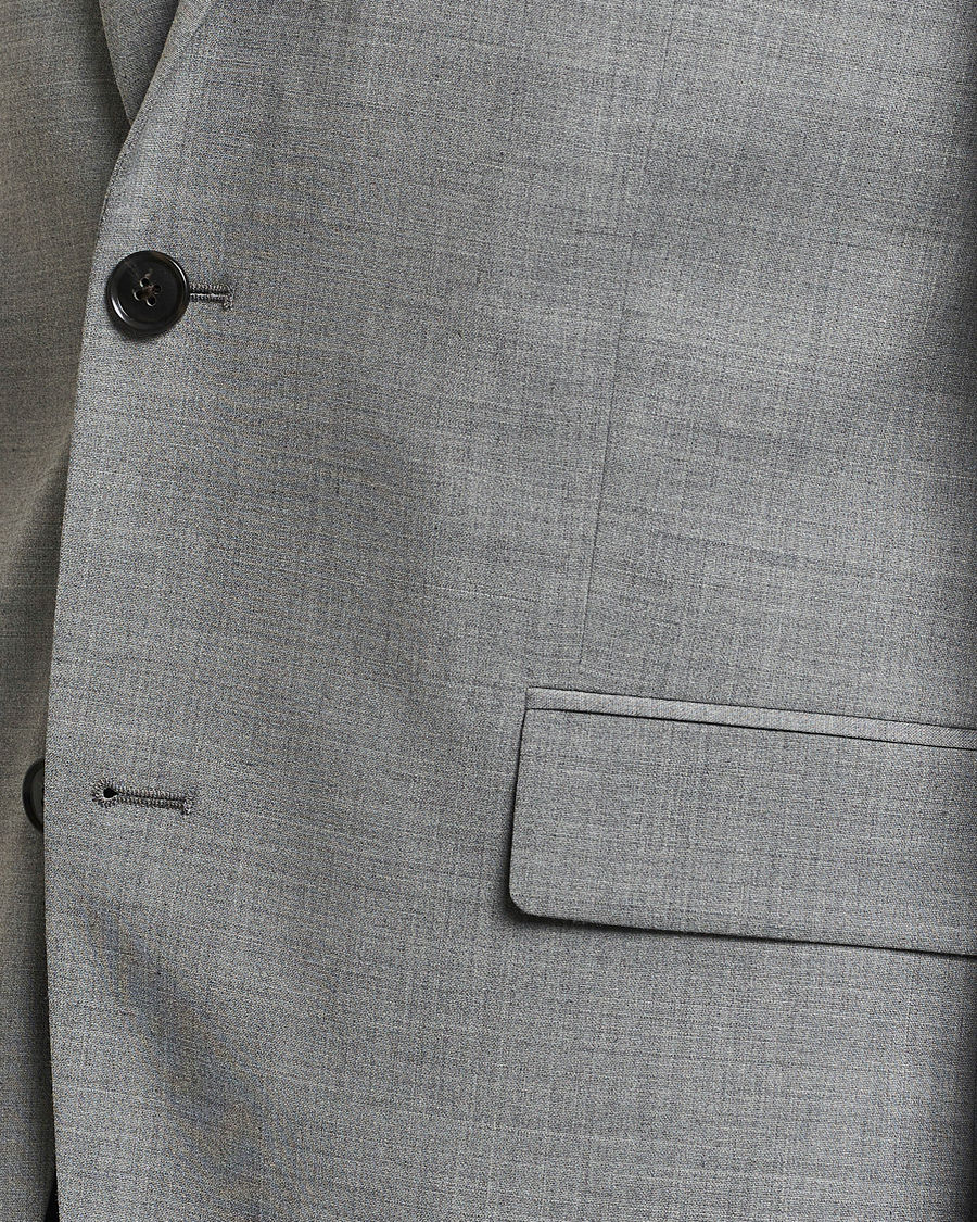 Homme | Blazers | Tiger of Sweden | Justin Wool Travel Suit Blazer Grey Melange