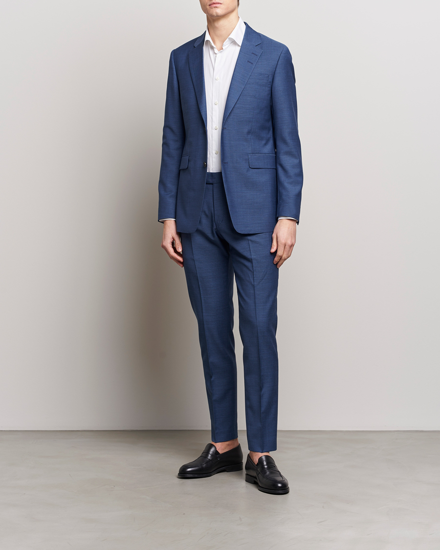 Homme | Blazers | Tiger of Sweden | Justin Wool Blazer Smokey Blue