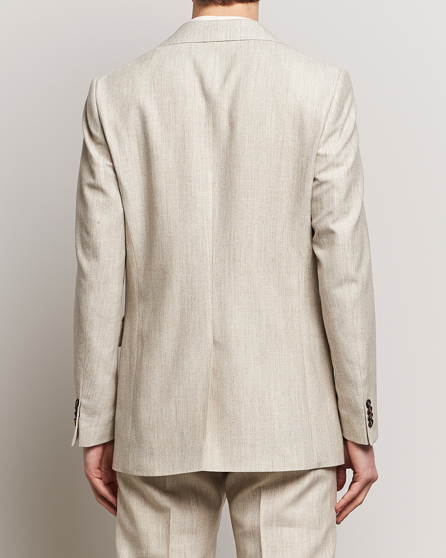 Homme | Blazers | Tiger of Sweden | Jon Wool/Linen Canvas Blazer Natural White