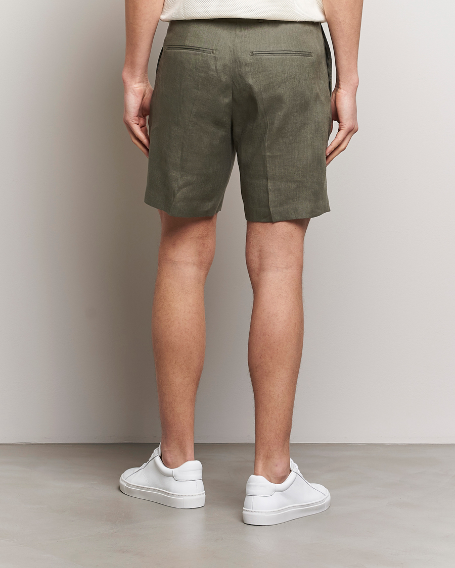 Homme | Shorts | Tiger of Sweden | Thiago Linen Shorts Thyme
