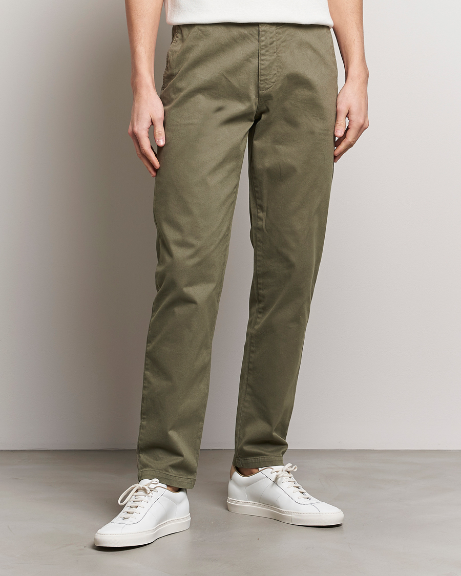 Homme | Sections | Tiger of Sweden | Caidon Cotton Chinos Dusty Green