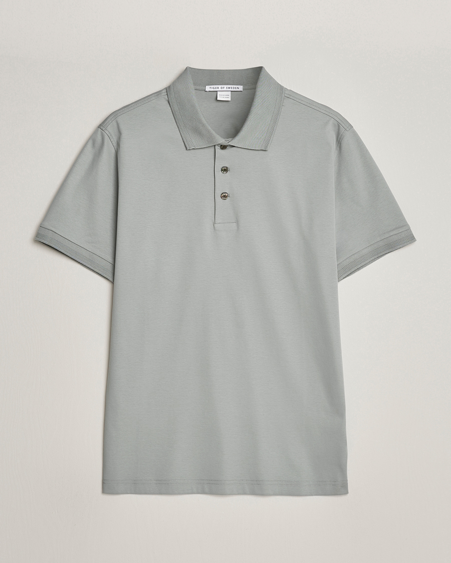 Homme | Polos | Tiger of Sweden | Riose Cotton Polo Shadow