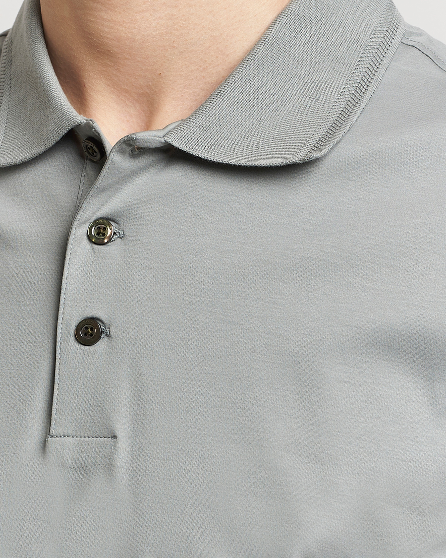 Homme | Polos | Tiger of Sweden | Riose Cotton Polo Shadow