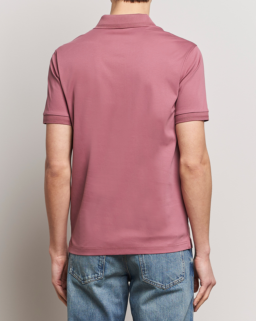 Homme | Polos | Tiger of Sweden | Riose Cotton Polo Rose Brown