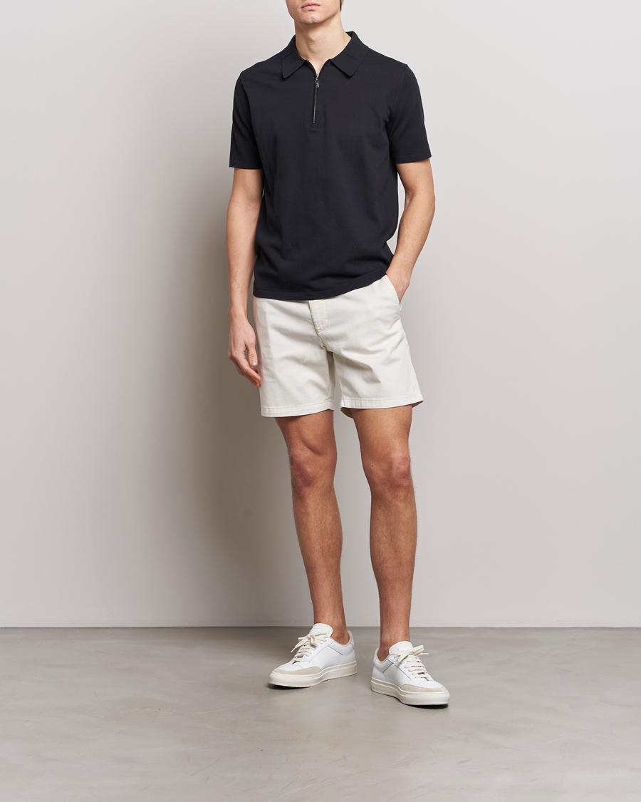 Homme | Polos | Tiger of Sweden | Orbit Knitted Cotton Polo Dark Sailing