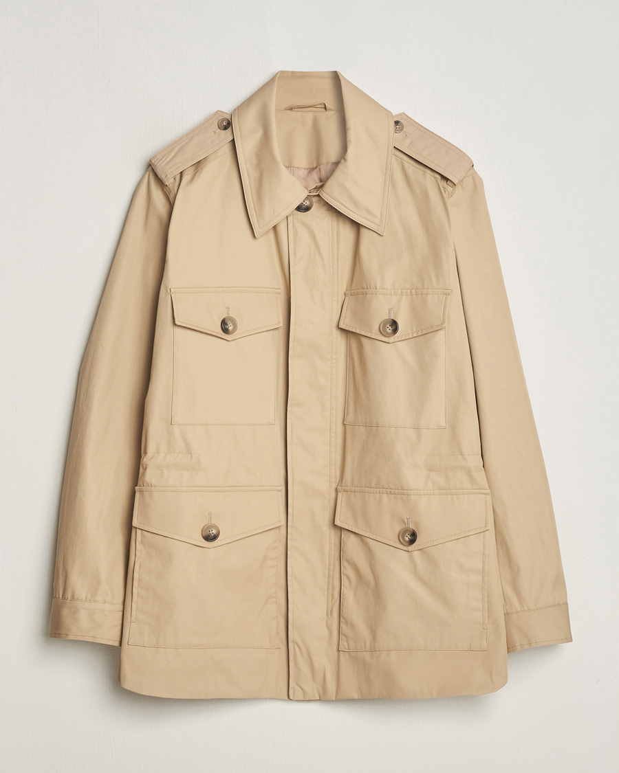 Homme | Manteaux Et Vestes | Tiger of Sweden | Bendrik Cotton Field Jacket Moon Stone