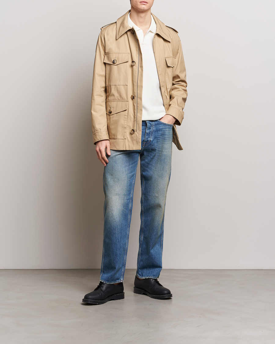 Homme | Manteaux Et Vestes | Tiger of Sweden | Bendrik Cotton Field Jacket Moon Stone