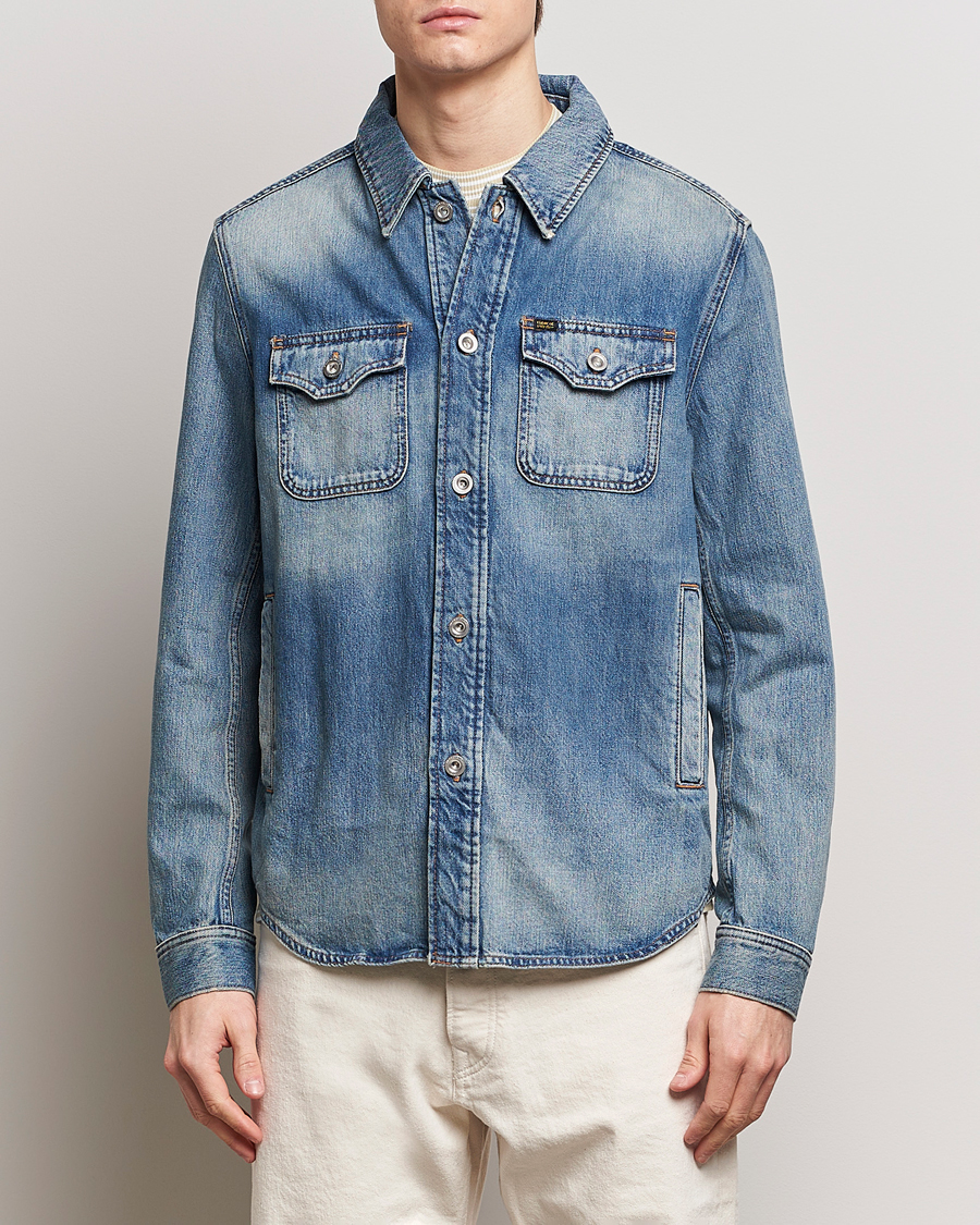Homme | Manteaux Et Vestes | Tiger of Sweden | Get Denim Jacket Midnight Blue