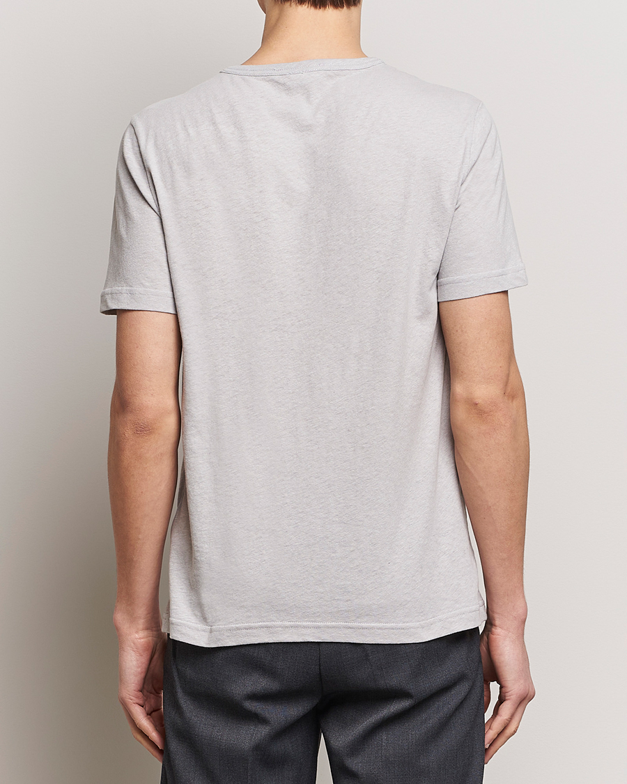 Homme | T-shirts | Tiger of Sweden | Olaf Cotton/Linen Crew Neck T-Shirt Granite