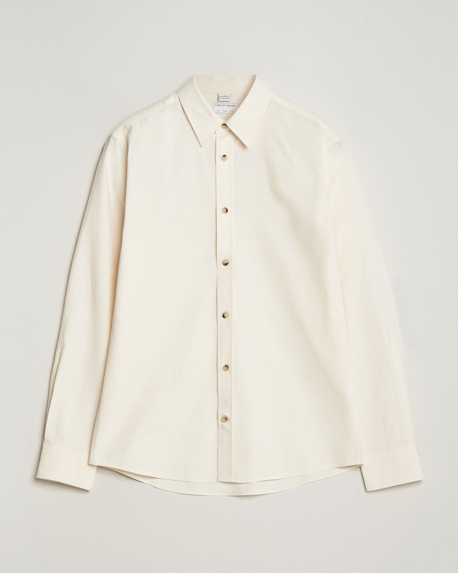 Homme | Chemises | Tiger of Sweden | Spenser Cotton Shirt Off White