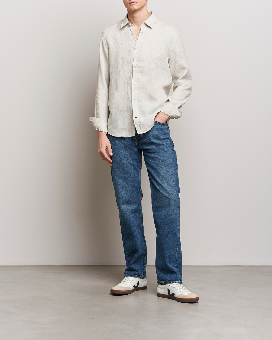 Homme | Chemises | Tiger of Sweden | Spenser Linen Shirt Pale Clay