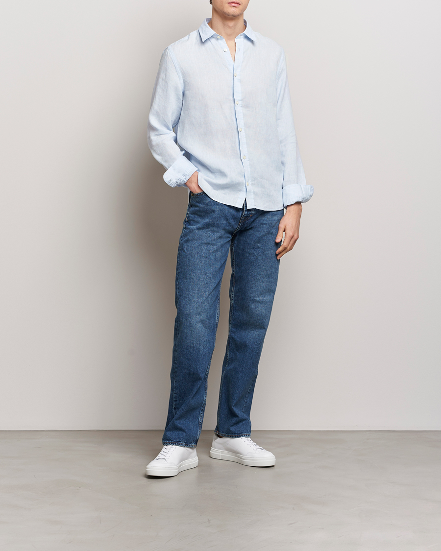 Homme | Chemises | Tiger of Sweden | Spenser Linen Shirt Light Blue