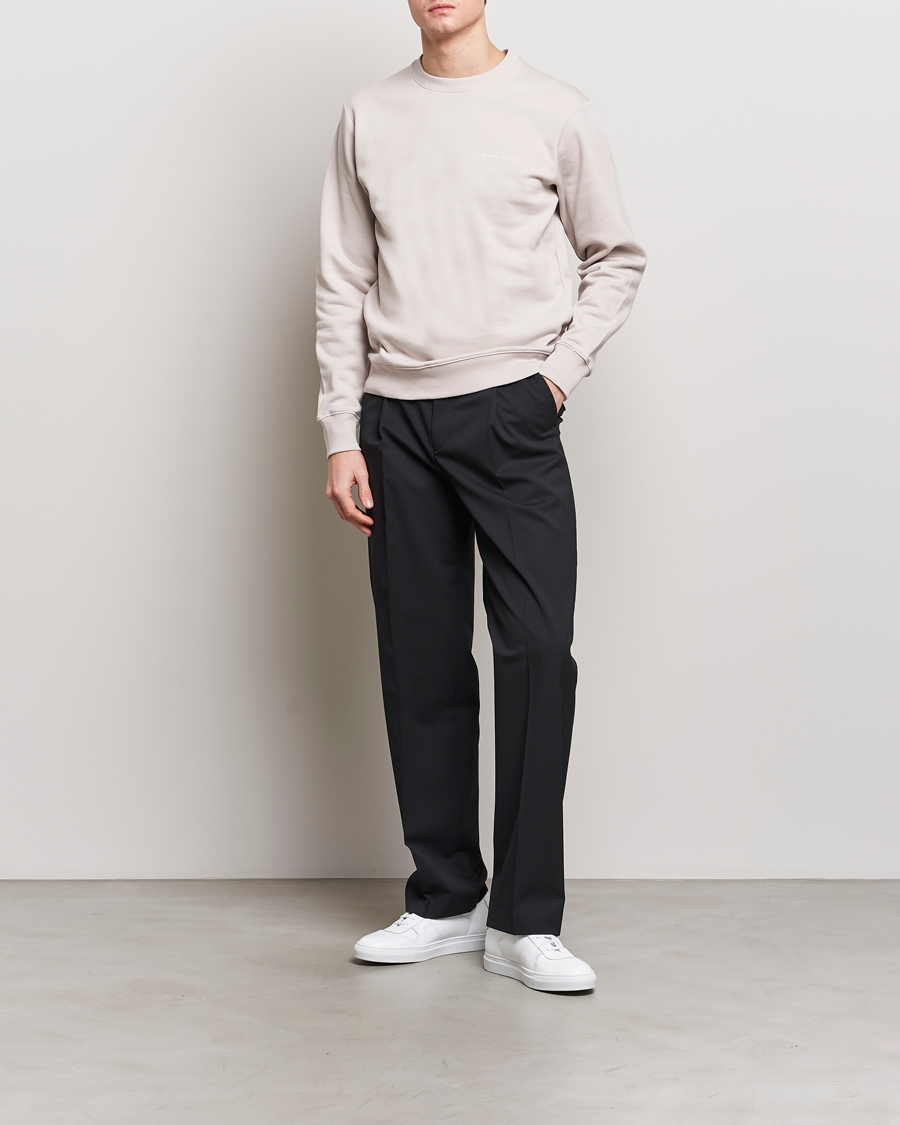 Homme | Pulls Et Tricots | Tiger of Sweden | Emerson Crew Neck Sweatshirt Grey Sand