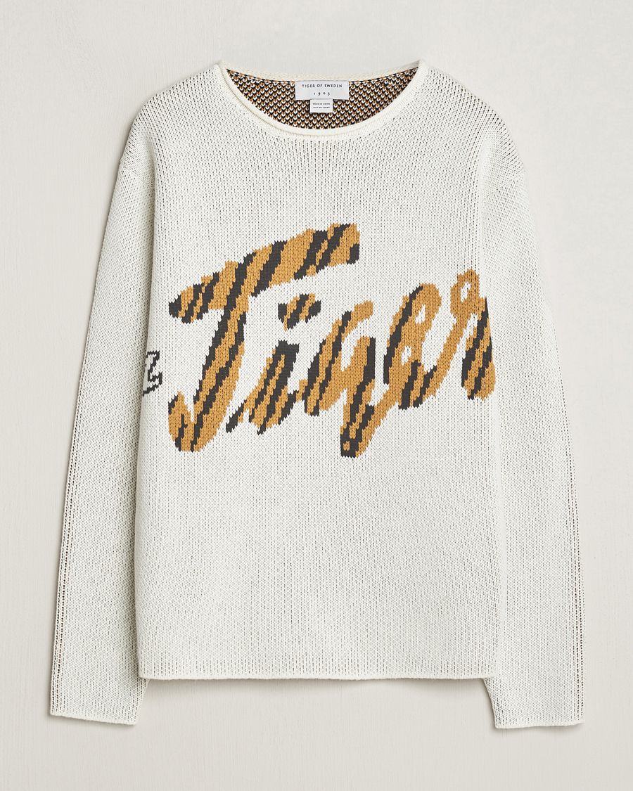 Homme | Pulls Et Tricots | Tiger of Sweden | Bobi Heavy Knitted Sweater Off White