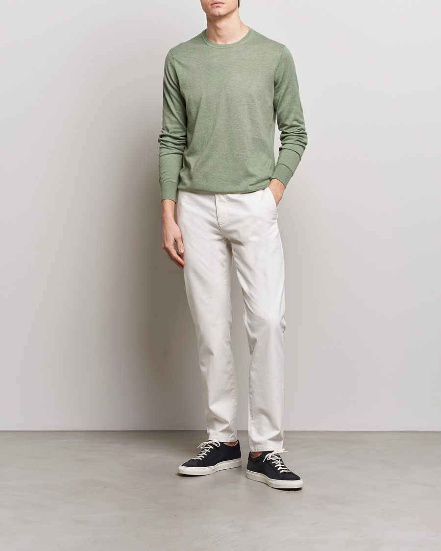 Homme | Pulls Et Tricots | Tiger of Sweden | Michas Cotton/Linen Knitted Sweater Shadow