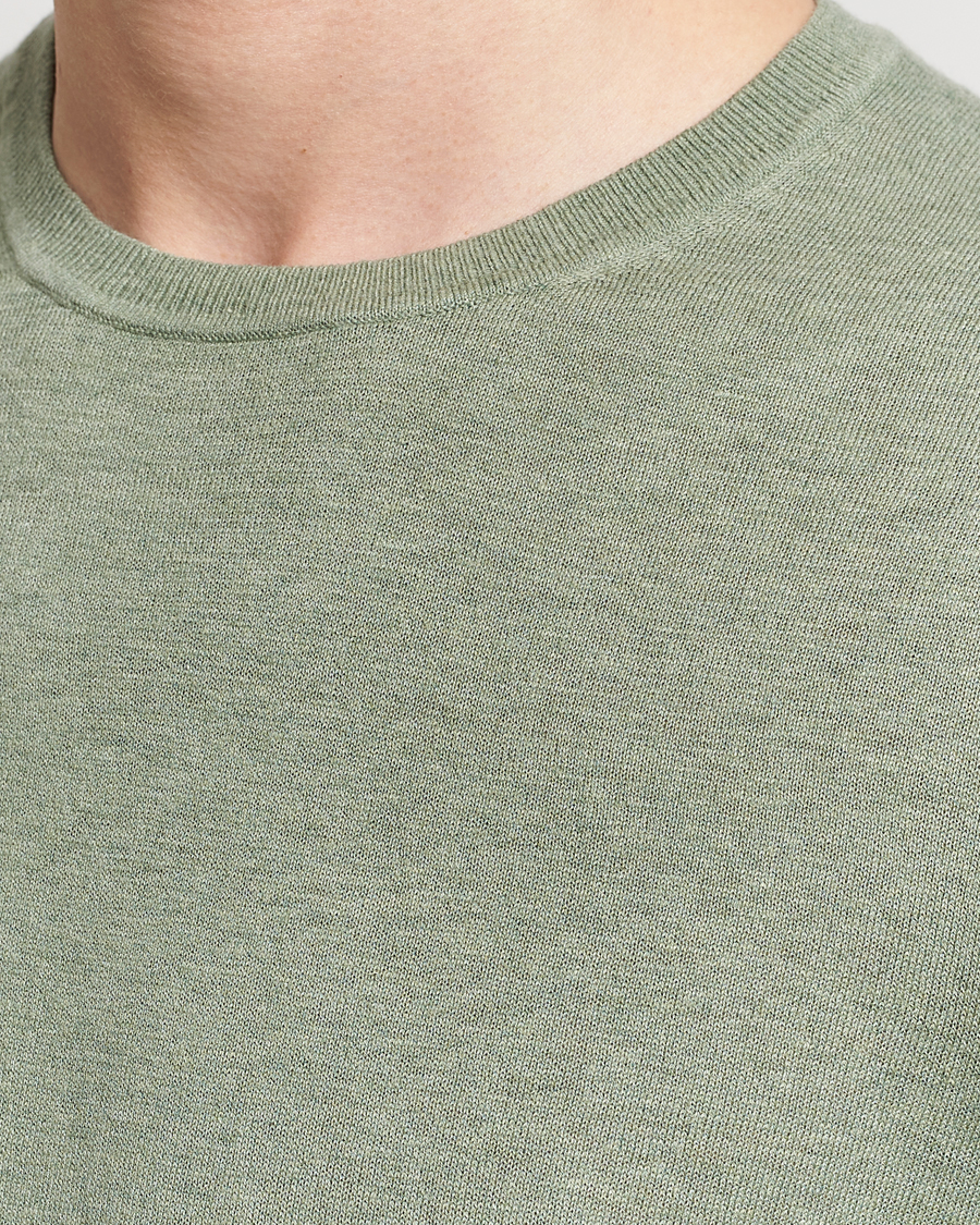 Homme | Pulls Et Tricots | Tiger of Sweden | Michas Cotton/Linen Knitted Sweater Shadow