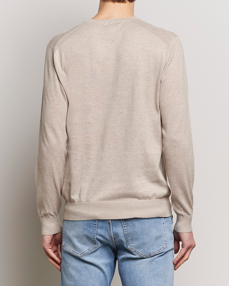 Homme | Pulls Et Tricots | Tiger of Sweden | Michas Cotton/Linen Knitted Sweater Soft Latte