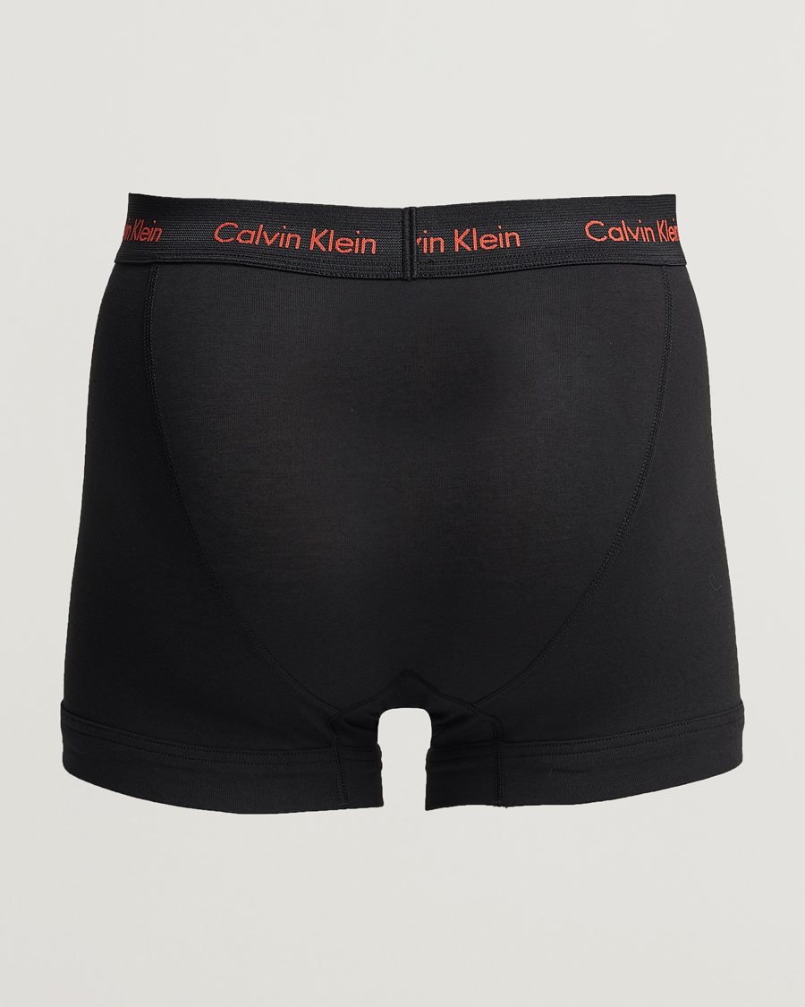 Homme | Calvin Klein | Calvin Klein | Cotton Stretch Trunk 3-pack Black