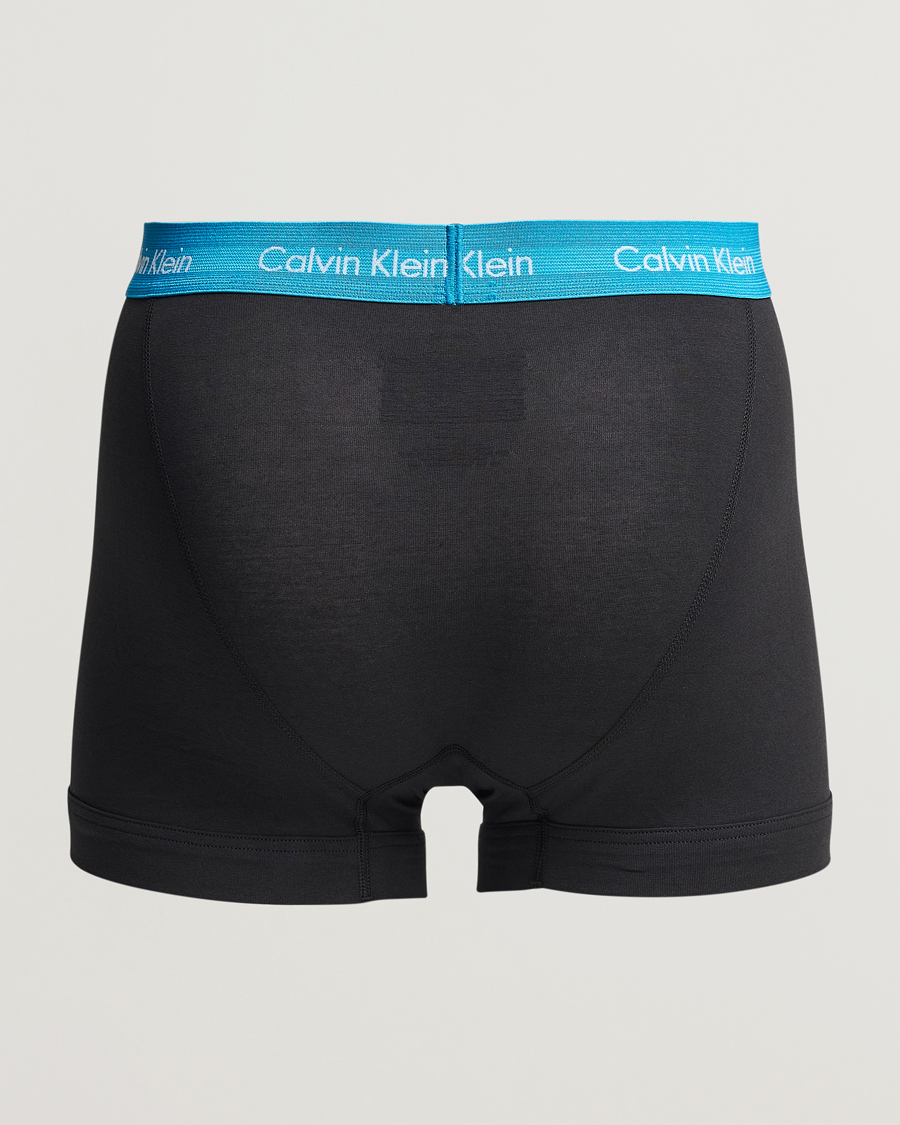 Homme | Sous-Vêtements Et Chaussettes | Calvin Klein | Cotton Stretch Trunk 3-pack Blue/Dust Blue/Green