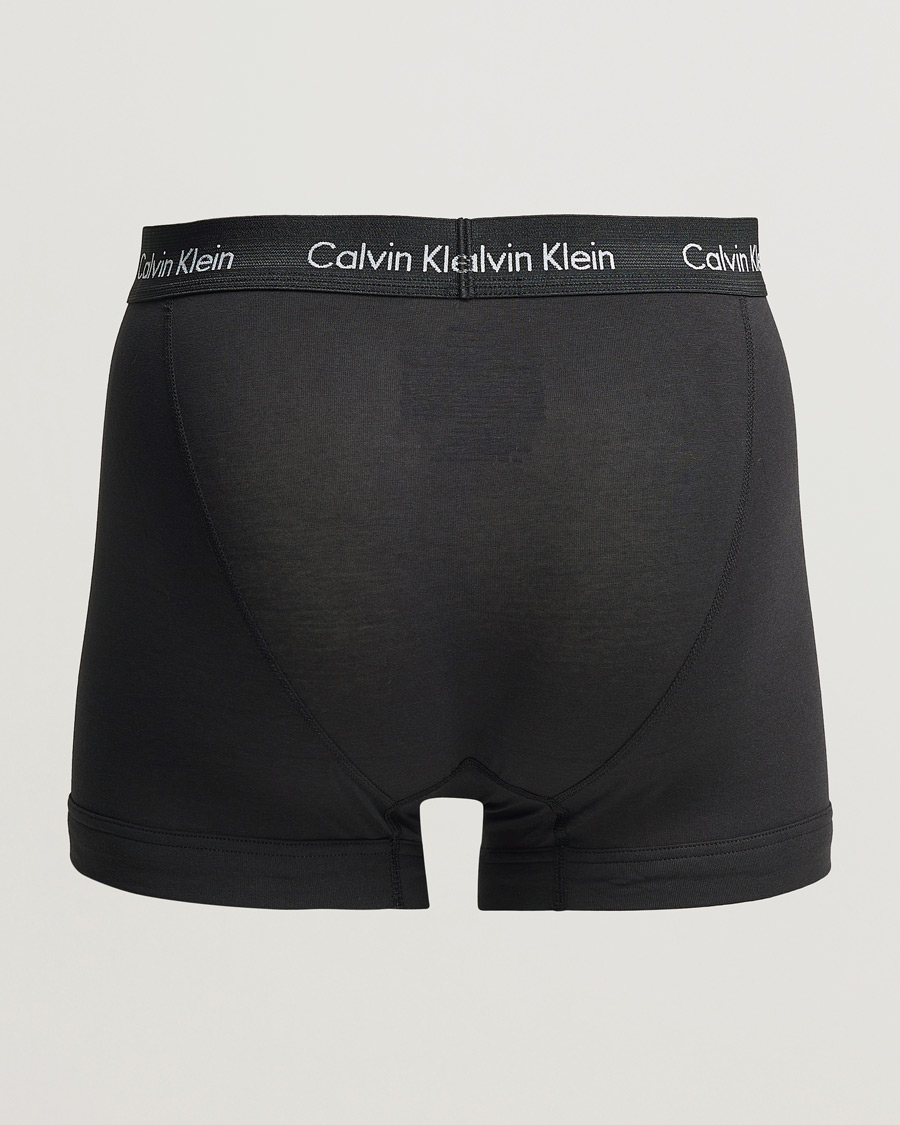 Homme | Maillot De Bains | Calvin Klein | Cotton Stretch Trunk 3-pack Black/Rose/Ocean