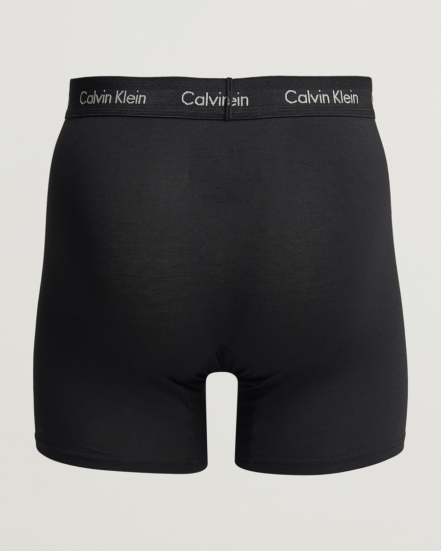 Homme | Caleçons | Calvin Klein | Cotton Stretch 3-Pack Boxer Breif Black