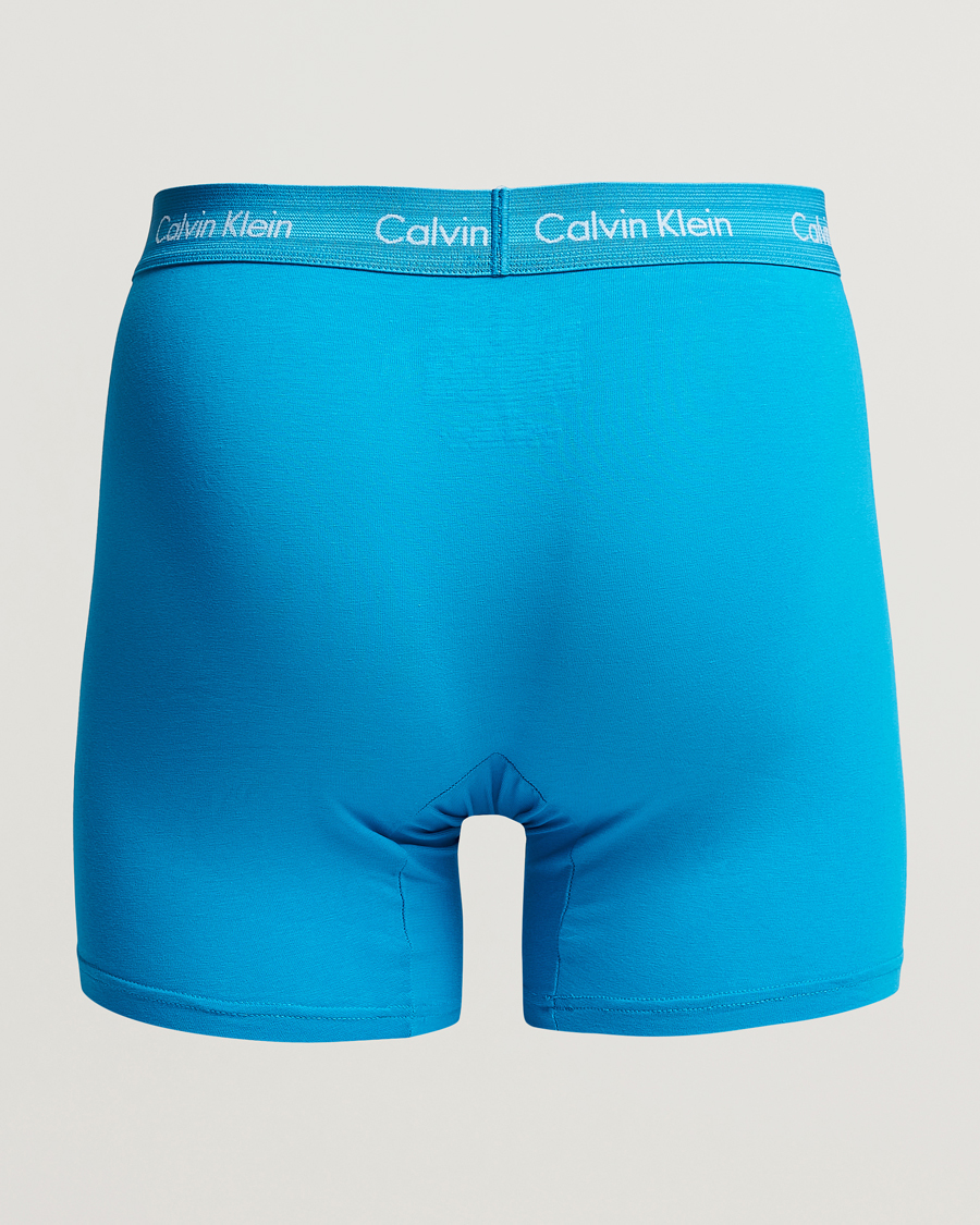 Homme | Boxers | Calvin Klein | Cotton Stretch 3-Pack Boxer Breif Blue/Arona/Green