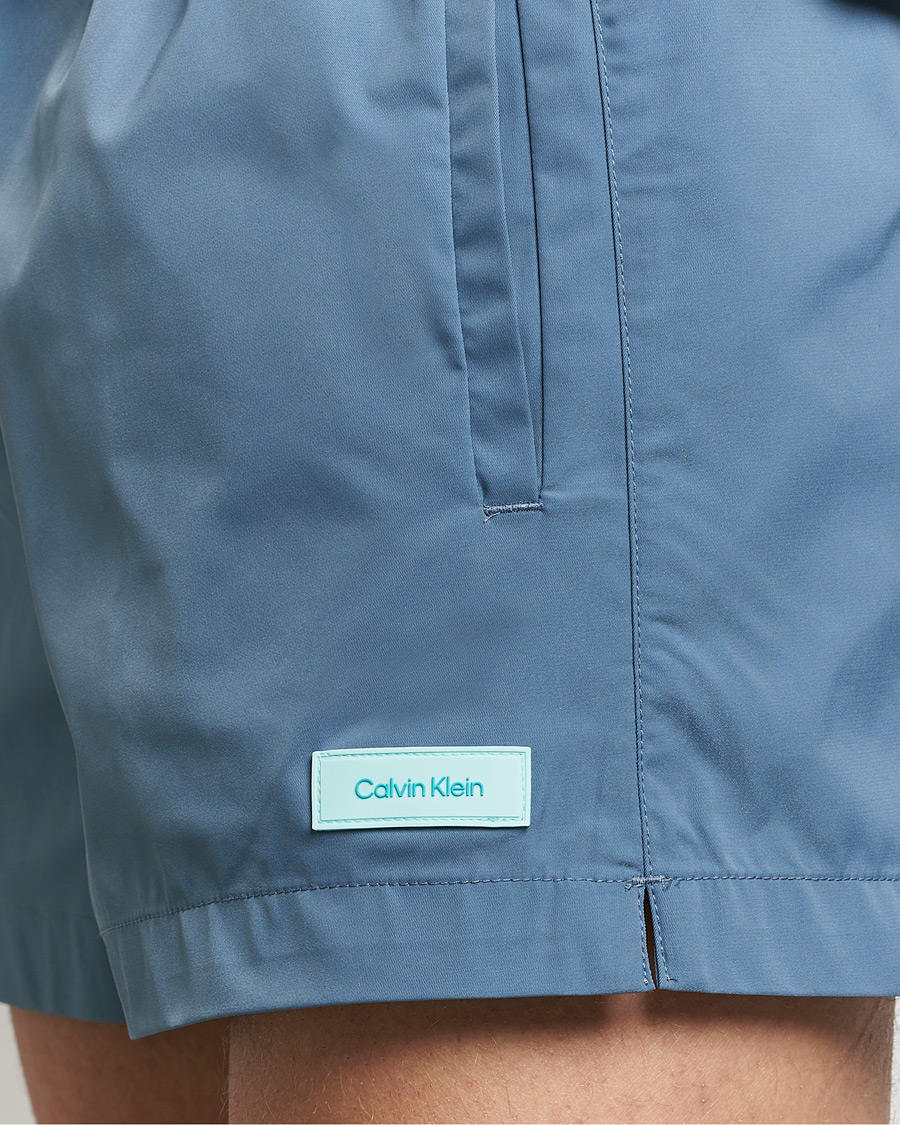 Homme | Maillots De Bain | Calvin Klein | Logo Drawstring Swimshorts Muted Cerulean