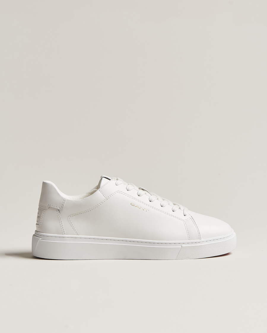 Homme | GANT Mc Julien Leather Sneaker White | GANT | Mc Julien Leather Sneaker White