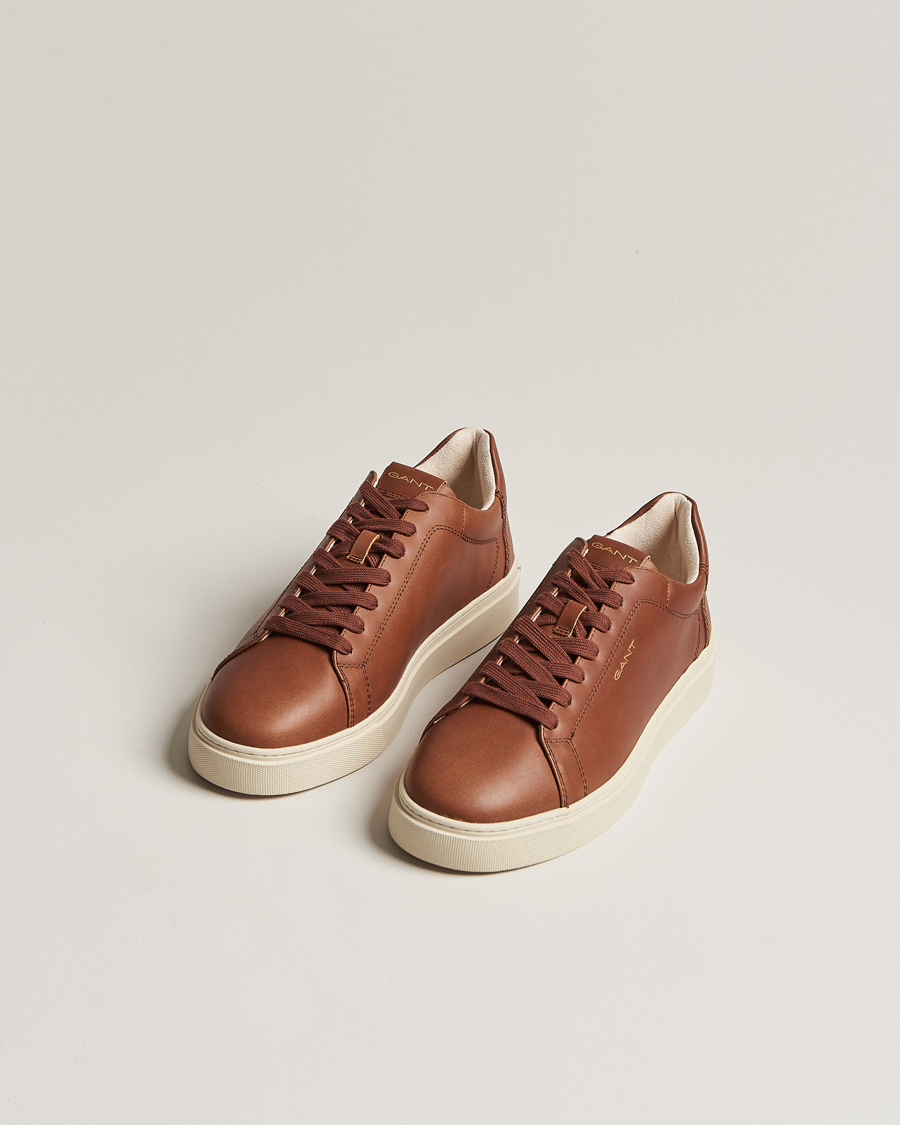 Men | Shoes | GANT | Mc Julien Leather Sneaker Cognac