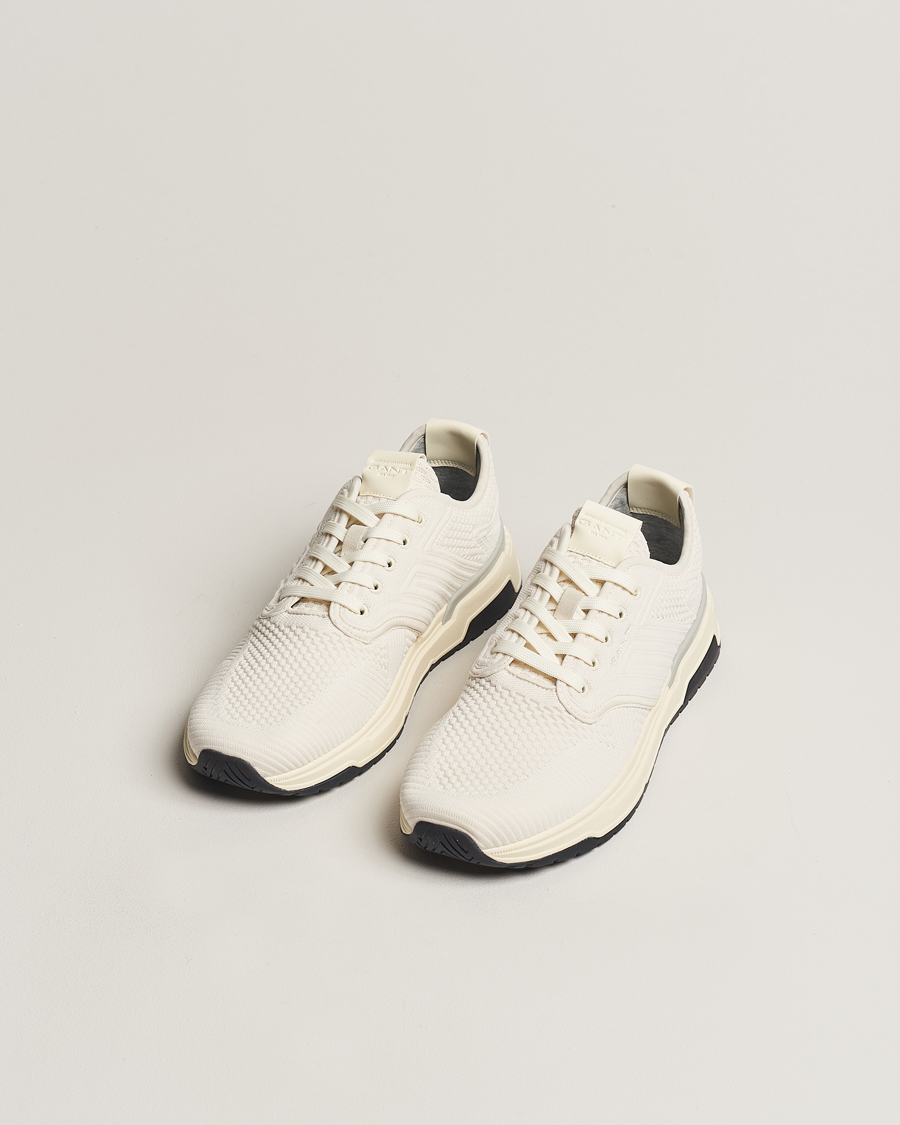 Homme | Baskets Blanches | GANT | Jeuton Mesh Sneaker Off White