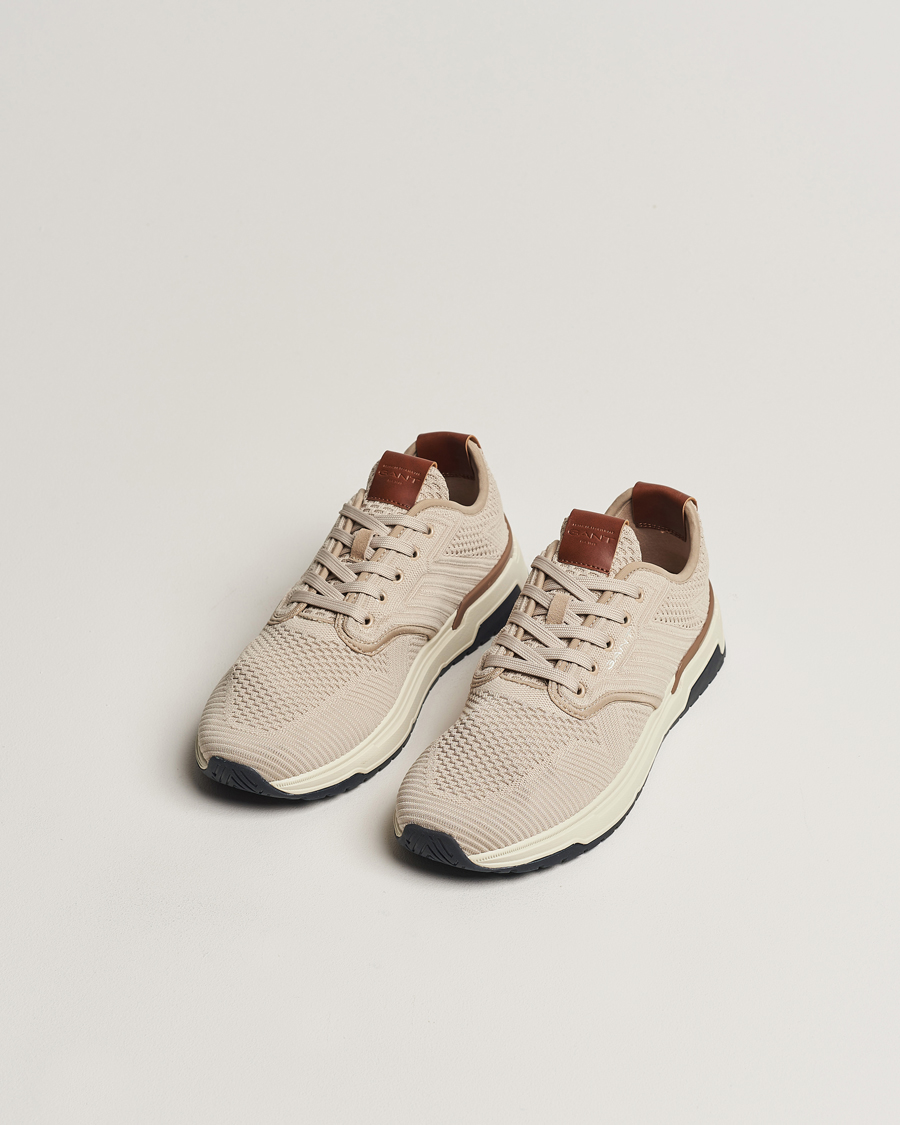 Homme | Chaussures De Running | GANT | Jeuton Mesh Sneaker Taupe