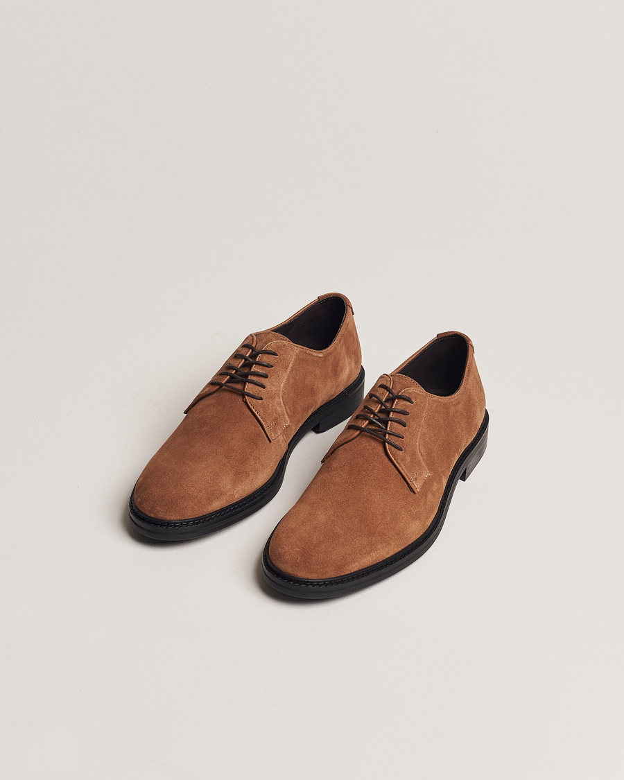 Homme | Chaussures | GANT | Bidford Suede Derby Cognac