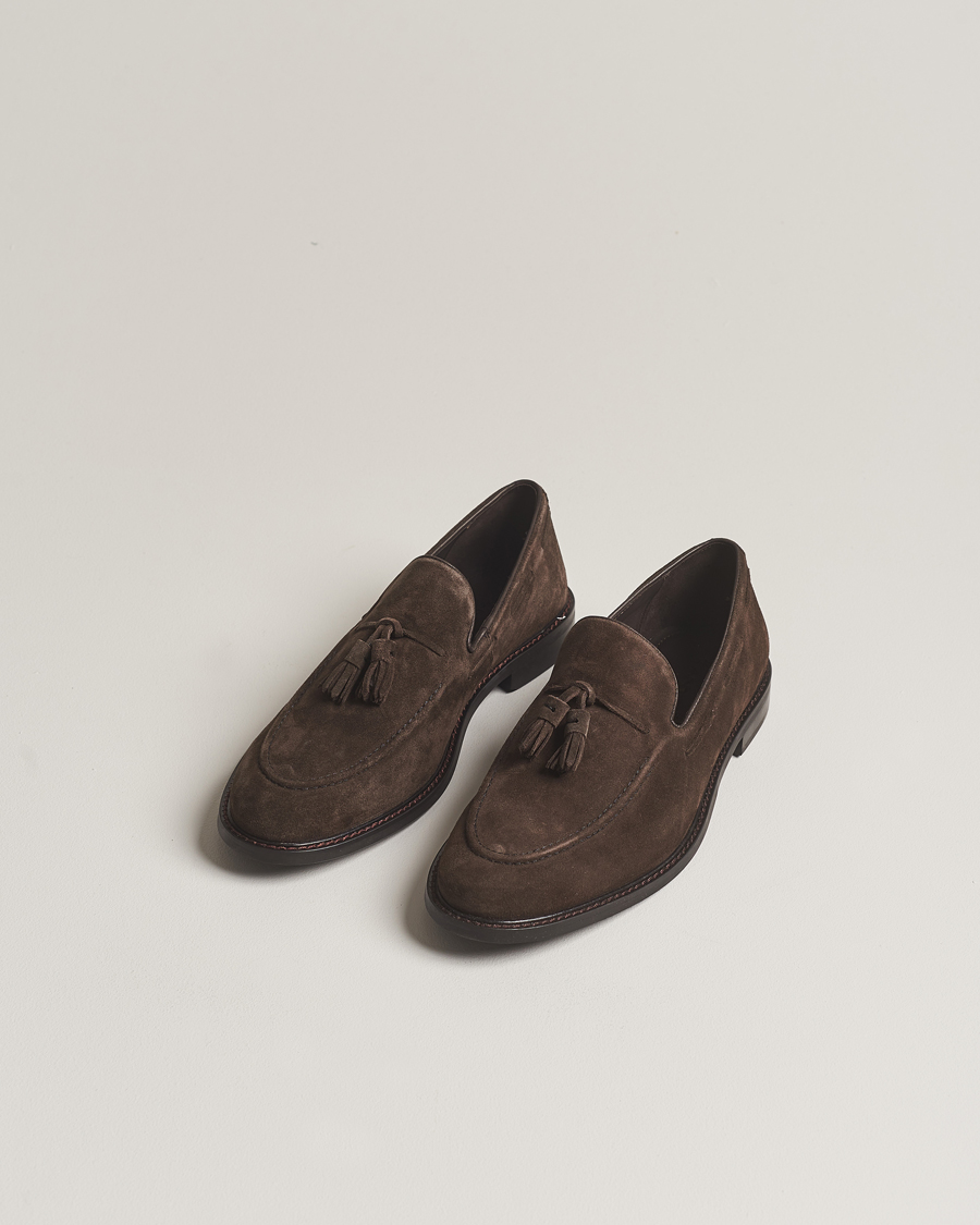 Homme | GANT Lozham Suede Tassle Loafer Coffee Brown | GANT | Lozham Suede Tassle Loafer Coffee Brown