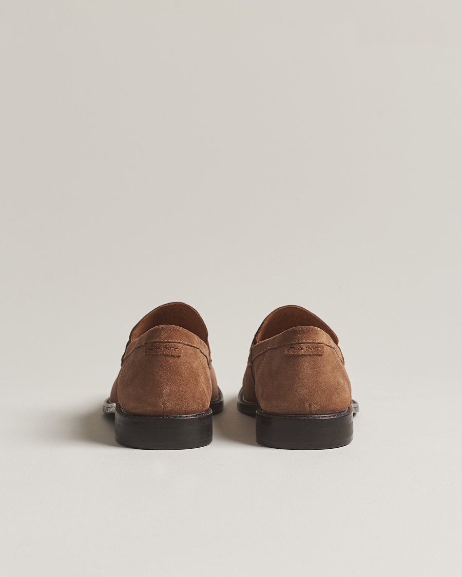 Homme | GANT Lozham Suede Loafer Cognac | GANT | Lozham Suede Loafer Cognac