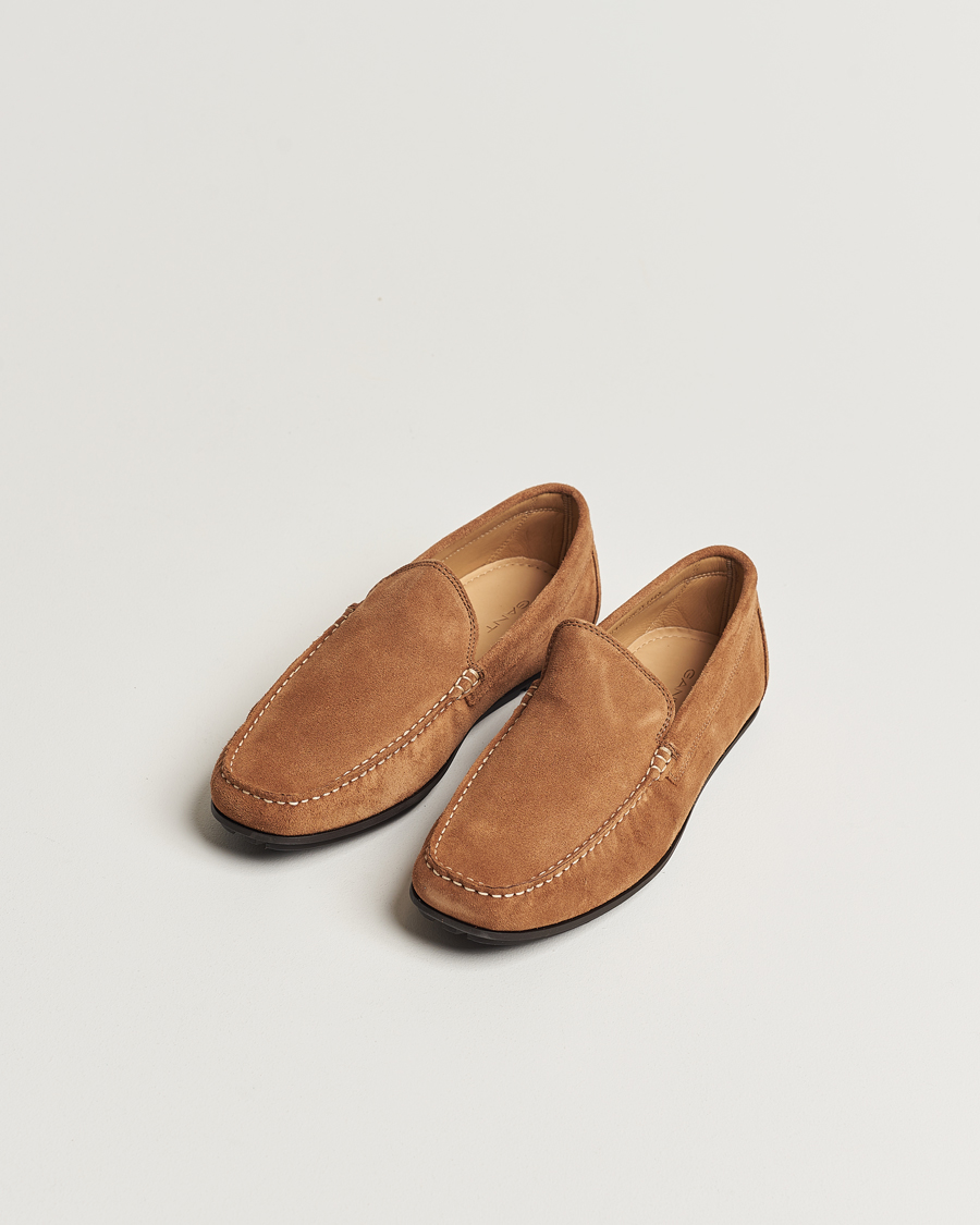 Men | Shoes | GANT | Wilmon Suede Car Shoe Cognac