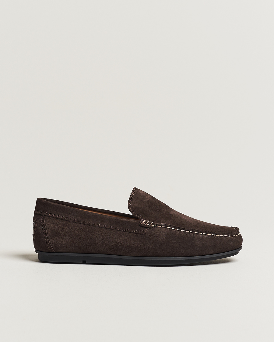Homme | GANT Wilmon Suede Car Shoe Dark Brown | GANT | Wilmon Suede Car Shoe Dark Brown