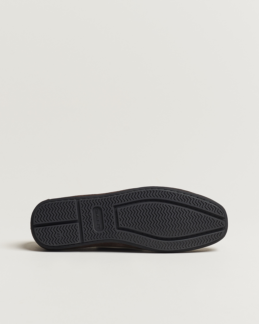 Homme | GANT Wilmon Suede Car Shoe Dark Brown | GANT | Wilmon Suede Car Shoe Dark Brown