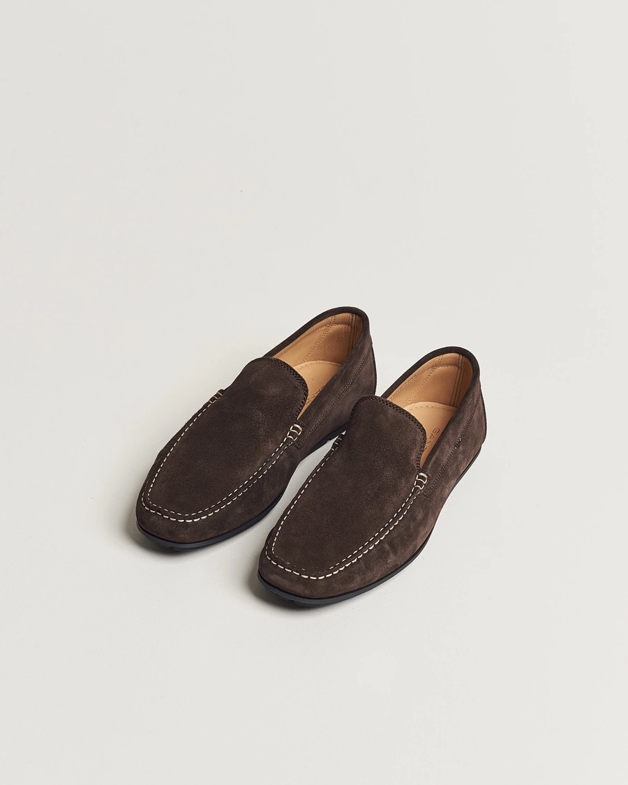 Homme | Chaussures | GANT | Wilmon Suede Car Shoe Dark Brown